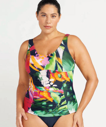 Artesands Chelona Raphael E/F Underwire Tankini Top - Navy